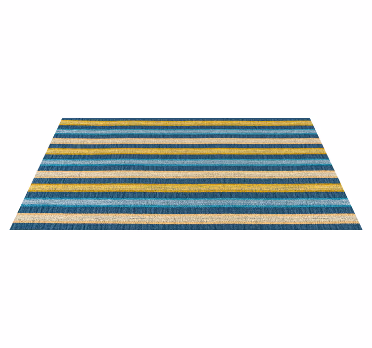 Tapis vinyle couloir style rayures - TenStickers