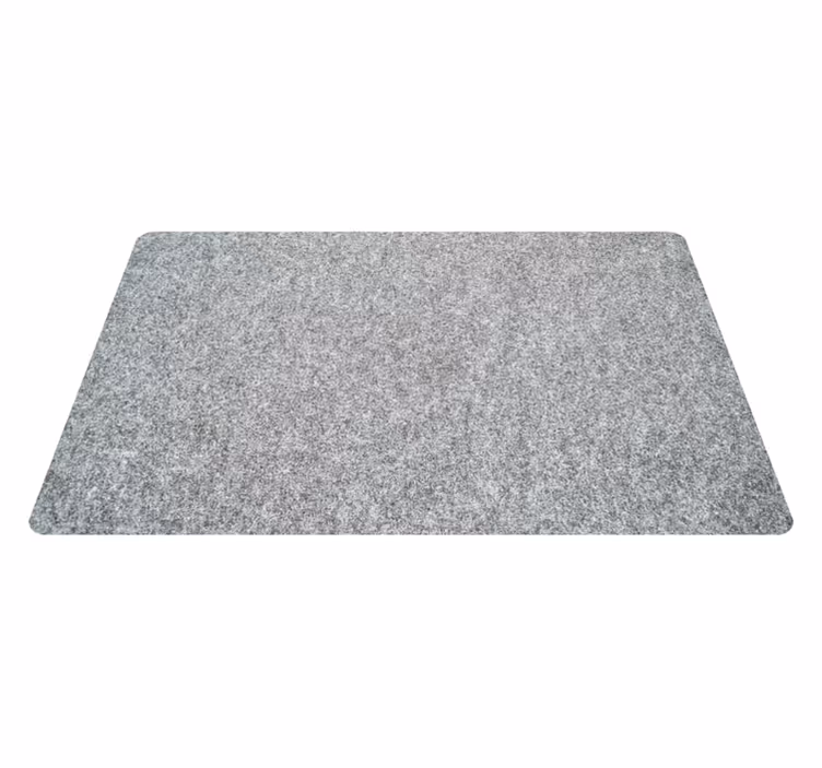 Tapis vinyle bureau gris clair - TenStickers