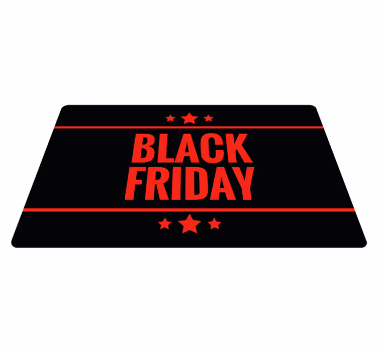 Tapis vinyle  Black Friday - TenStickers