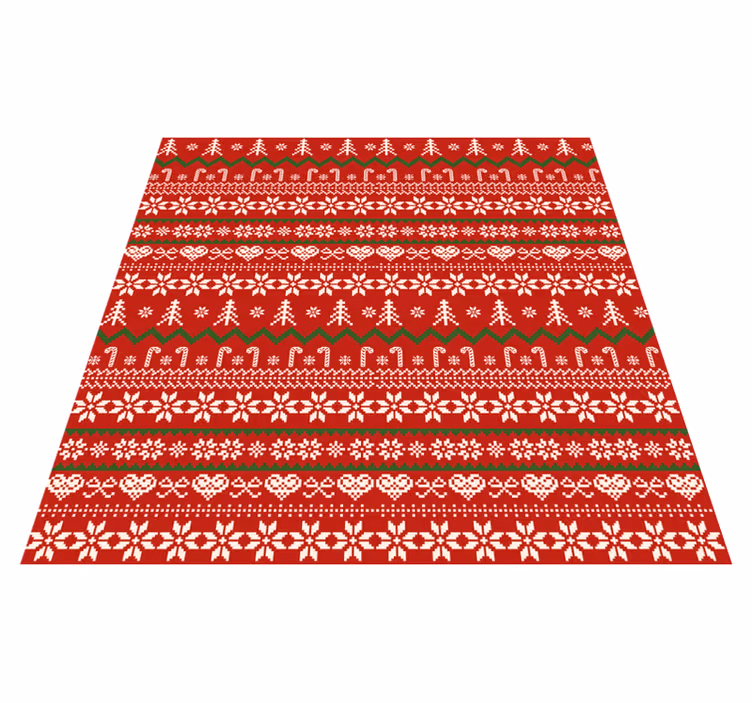 Tapis vinyle cuisine noël motif symbole de noël - TenStickers