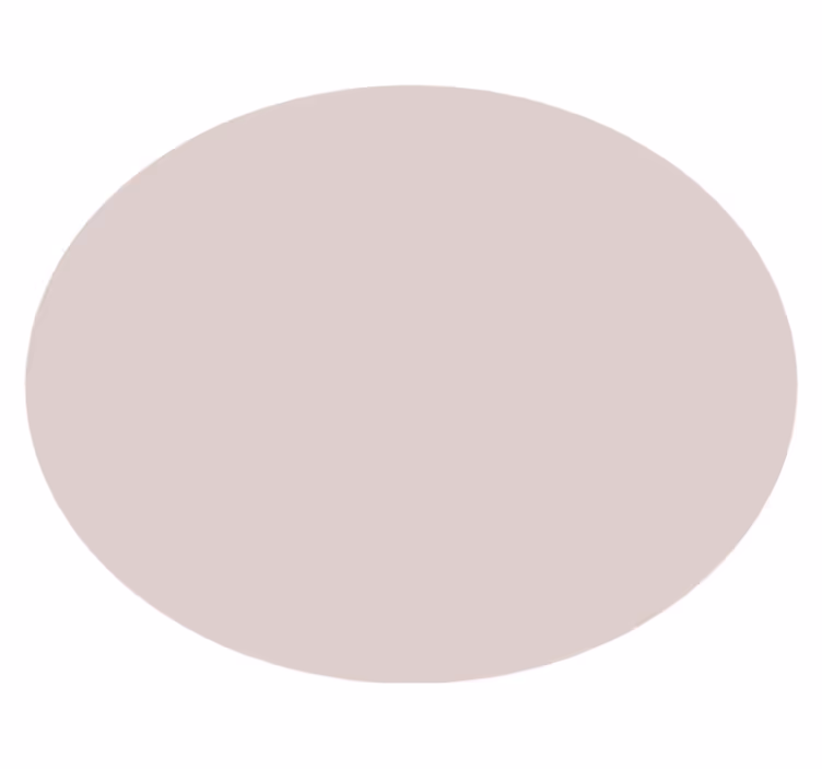 Tapis vinyle rond chambre gris pastel - TenStickers