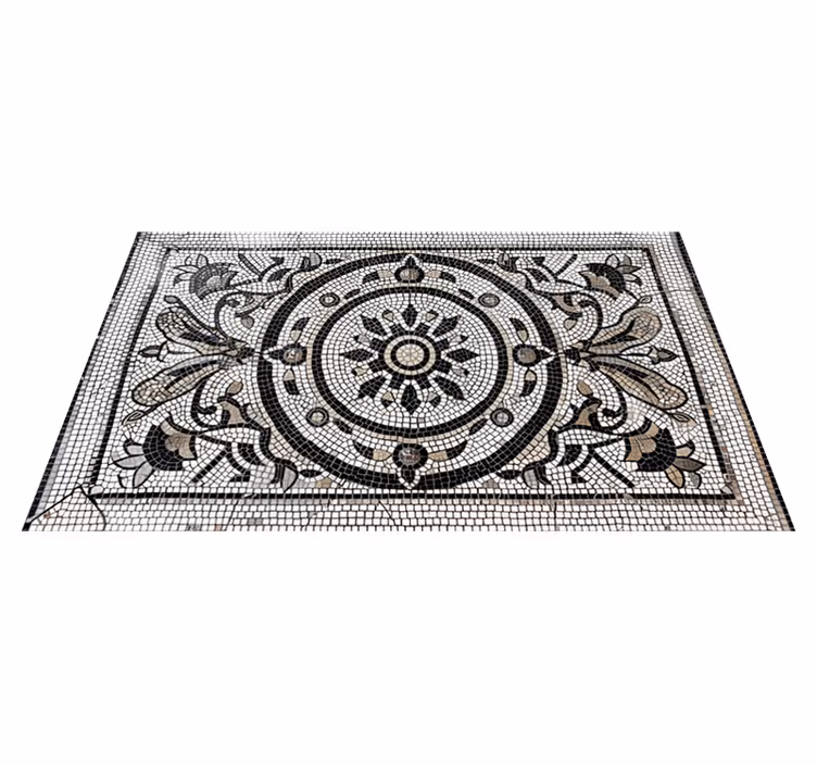 Tapis vinyle salle à manger conception art nouveau - TenStickers