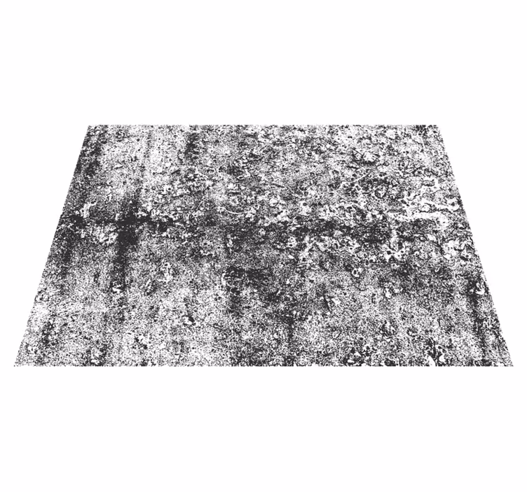 Tapis vinyle salle à manger gris délavé - TenStickers