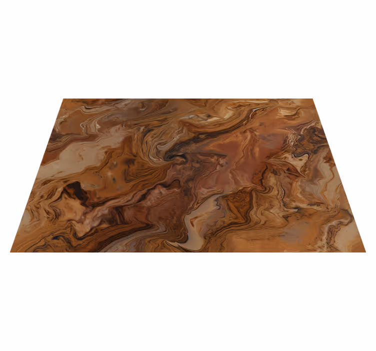 Tapis vinyle marbre nuance marron - TenStickers