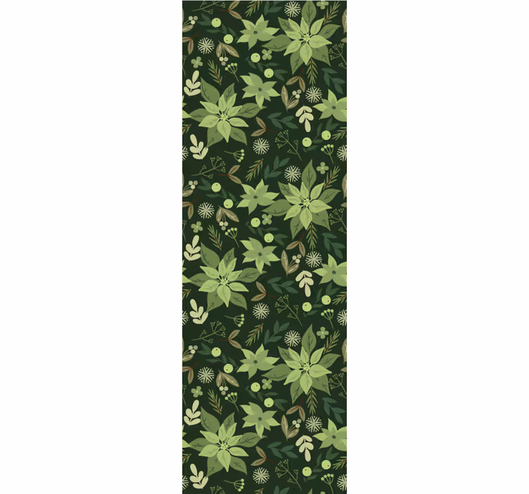 Papier peint feuilles motif naturel vert - TenStickers