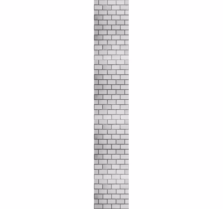 Papier peint brique motif gris classique - TenStickers