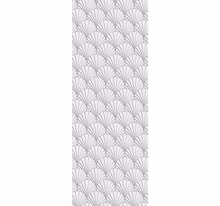 Papier peint moderne motif d'éventail élégant - TenStickers