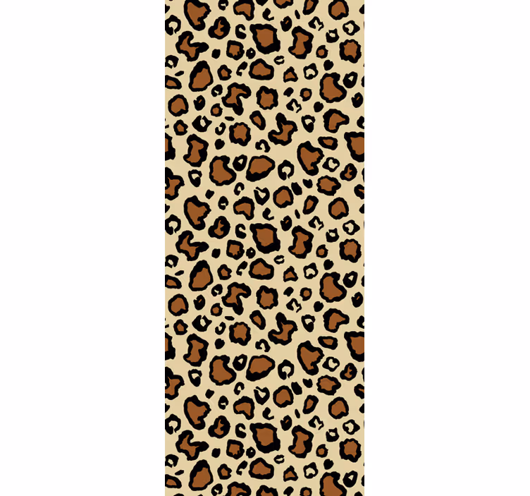 Papier peint léopard motif typique - TenStickers