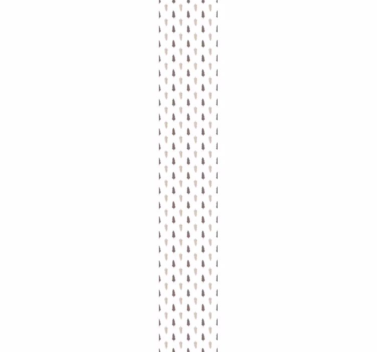 Papier peint scandinave motif élégant en épicéa - TenStickers