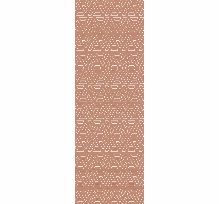 Papier peint géometrique motif de forme abstraite - TenStickers
