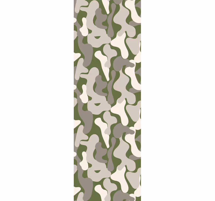 Papier peint géometrique formes naturelles sinueuses - TenStickers