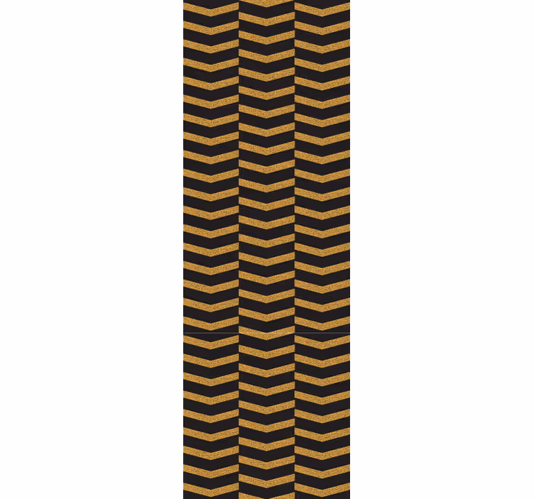 Papier peint géometrique motif à rayures en chevrons - TenStickers