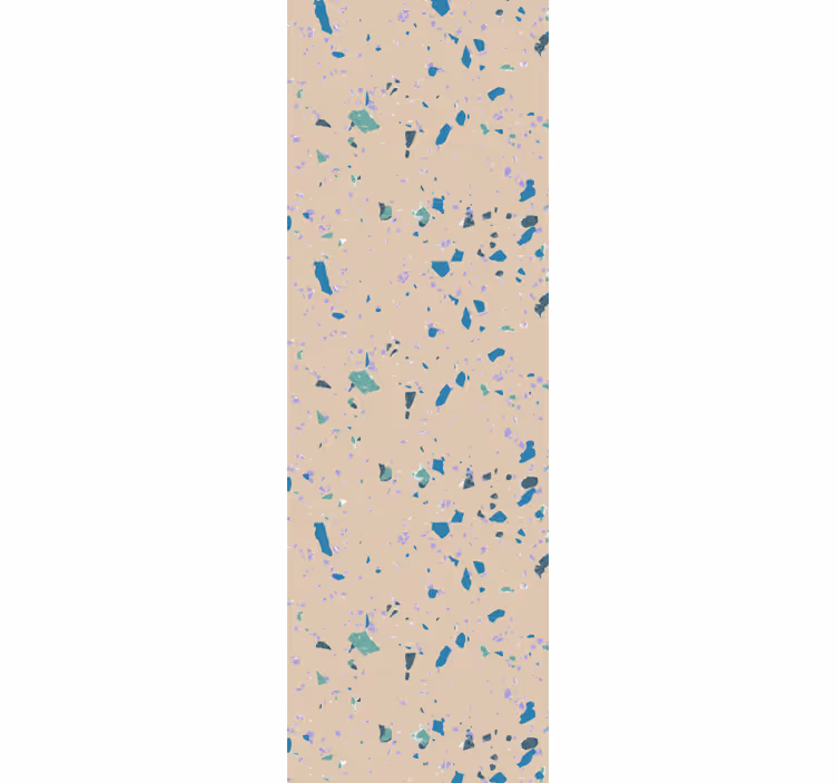 Papier peint motif terrazzo abstrait - TenStickers