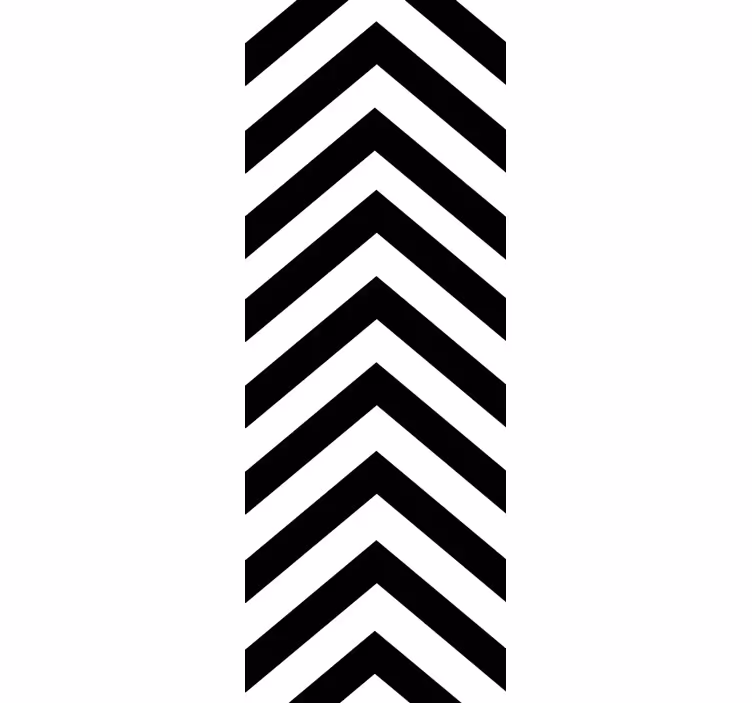 Papier peint rayures motif en zigzag - TenStickers