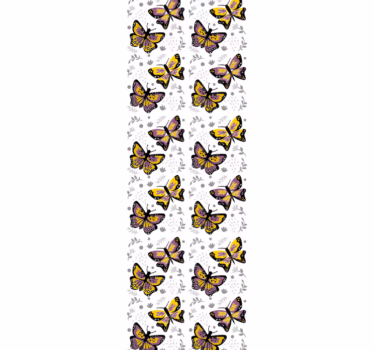 Papier peint papillon conception d'ailes flottantes - TenStickers
