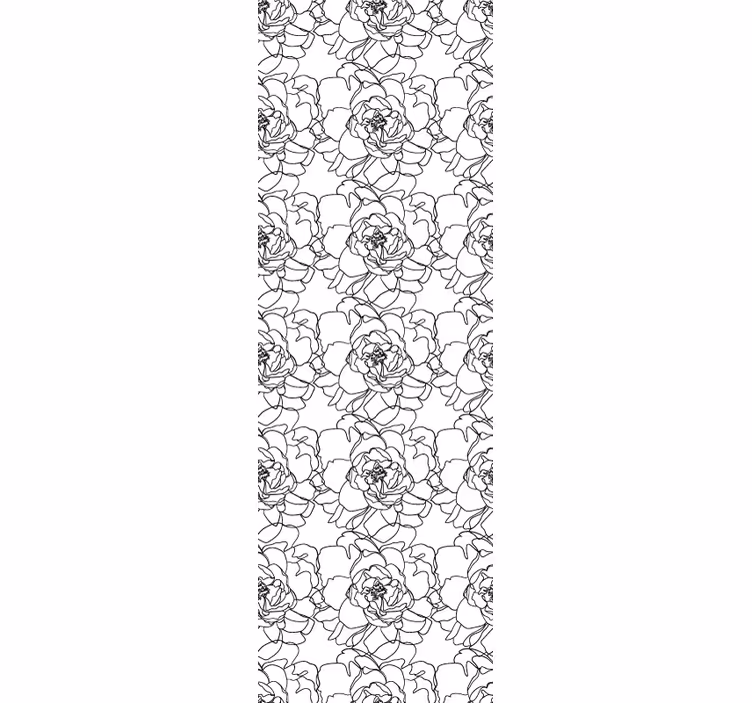 Papier peint fleurs floraison élégante - TenStickers