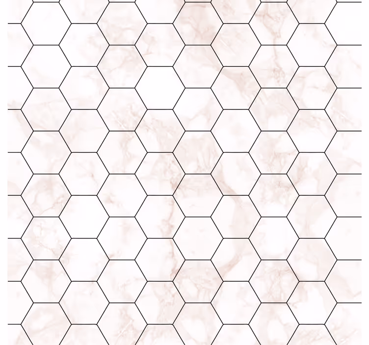 Papier peint motif structure en nid d'abeille - TenStickers