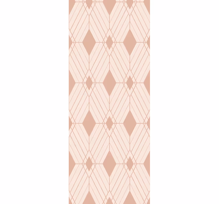 Papier peint géometrique diamants déco pastel - TenStickers