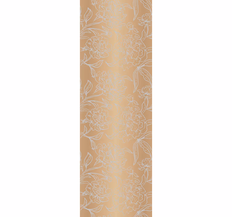 Papier peint fleurs accents floraux délicats - TenStickers
