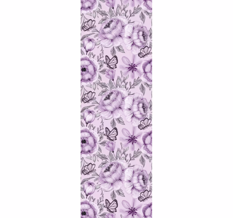 Papier peint floral arrangement de papillons floraux - TenStickers