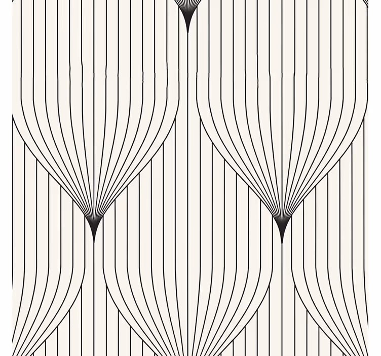 Papier peint chambre adulte plume déco symétrique - TenStickers