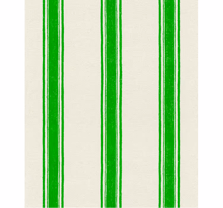 Papier peint géométrique lignes verticales vertes - TenStickers