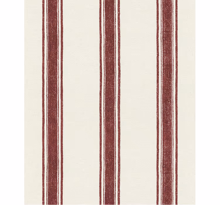 Papier peint géométrique lignes verticales rouges - TenStickers