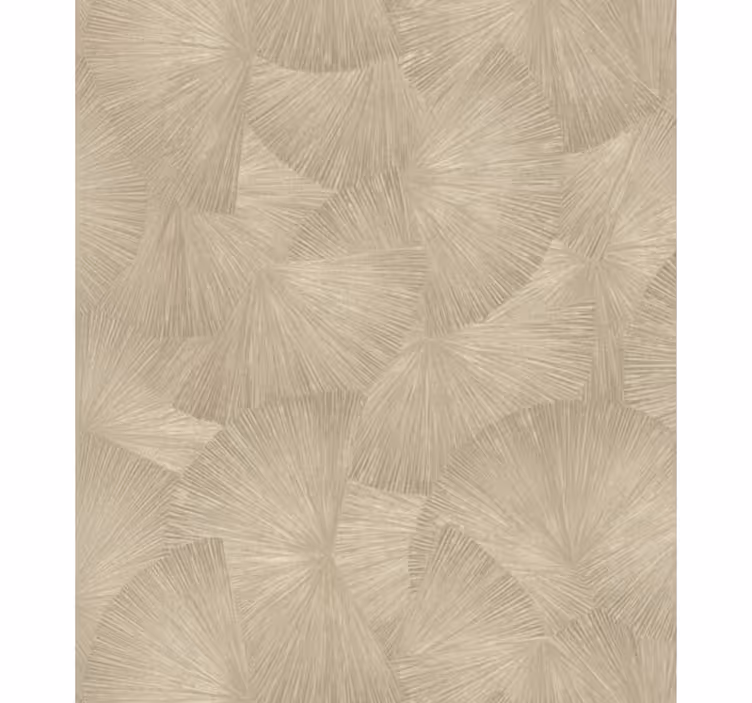 Papier peint feuilles chic beige abstrait - TenStickers