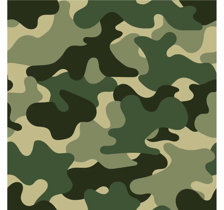 Papier peint nature motif camouflage - TenStickers