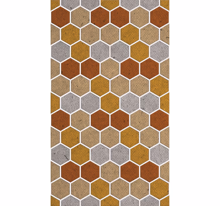 Papier peint ornemental effet texture panneau - TenStickers