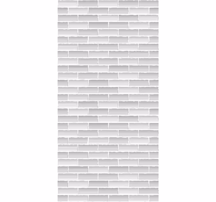 Papier peint brique motif réaliste gris - TenStickers