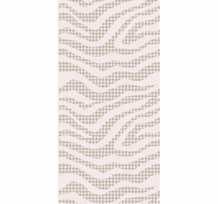 Papier peint salon motif vague abstrait - TenStickers