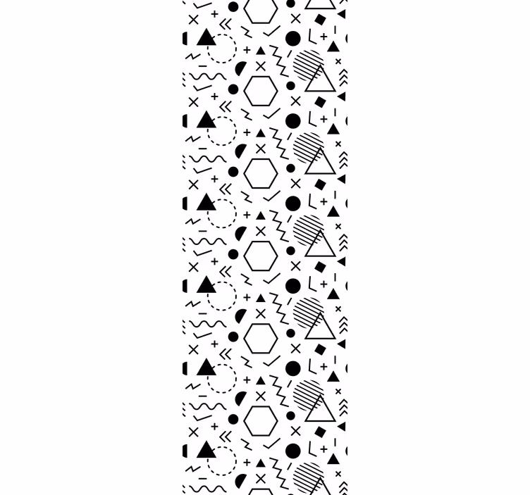 Papier peint ornemental formes abstraites audacieuses - TenStickers