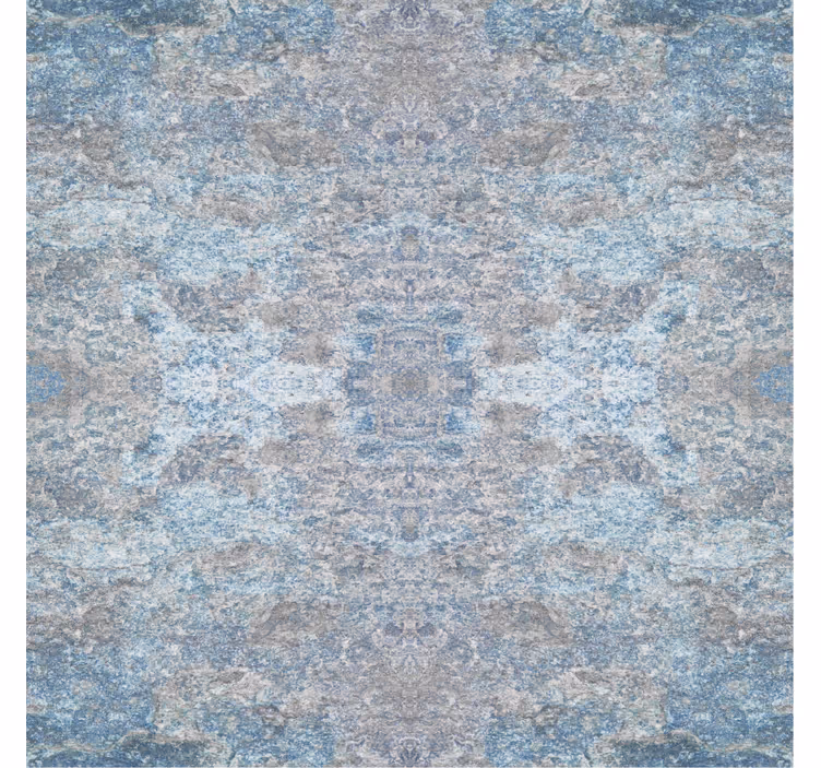 Papier peint motif texture marbre bleu clair et beige - TenStickers
