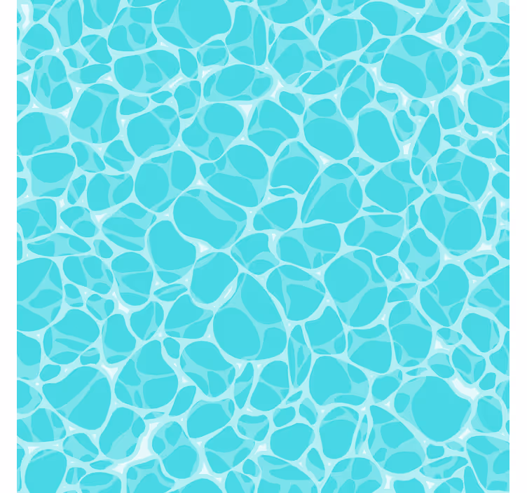 Papier peint motif reflet de lumière dans le fond marin - TenStickers