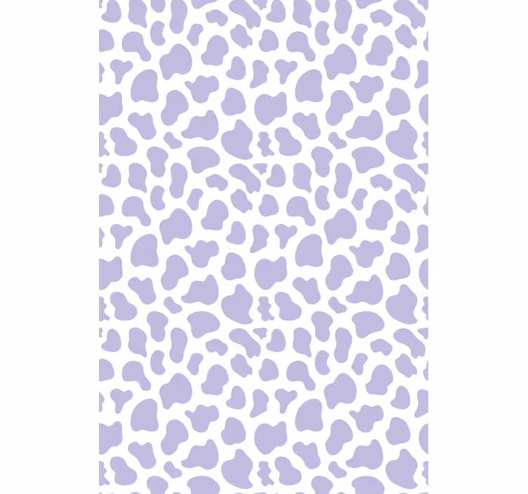 Papier peint animaux imprimé vache violette - TenStickers