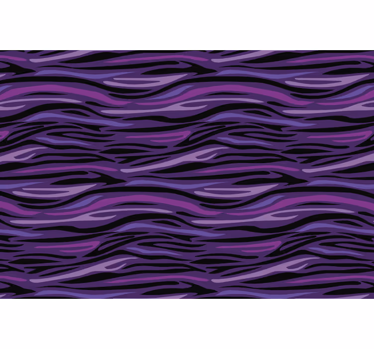 Papier peint animaux motif vagues violettes - TenStickers