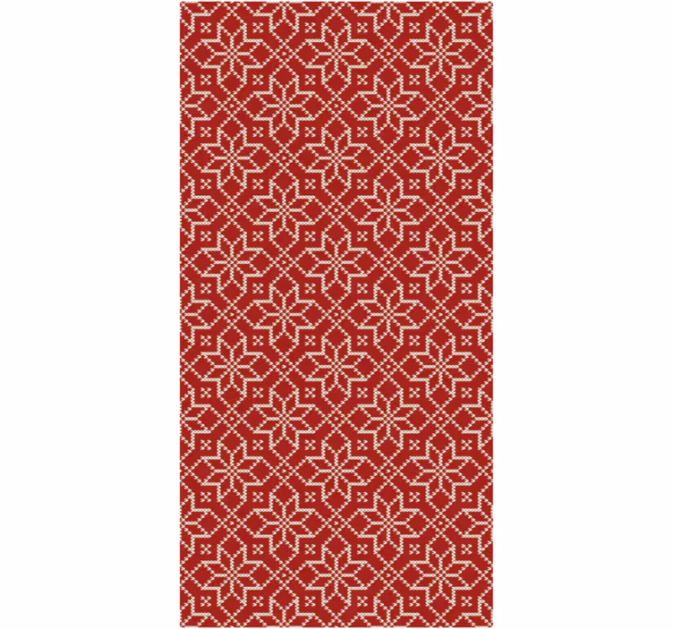 Papier peint noel pull flocon de neige - TenStickers