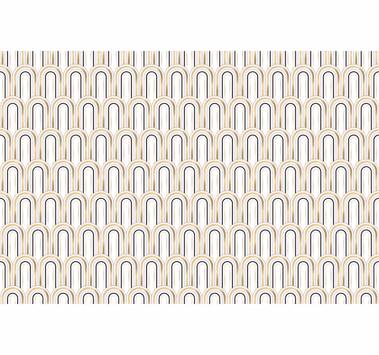 Papier peint bureau motif arches - TenStickers