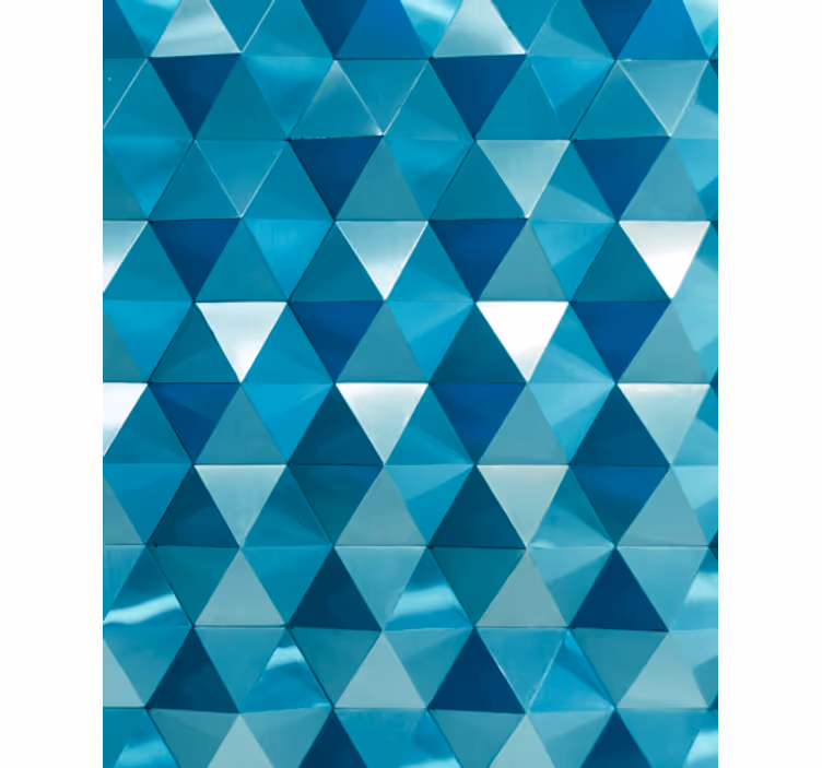 Papier peint géométrique carrelage triangulaire - TenStickers