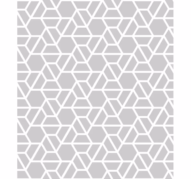 Papier peint géométrique design en treillis - TenStickers