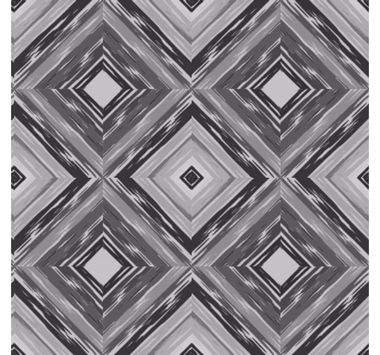 Papier peint géométrique illusion de diamant - TenStickers