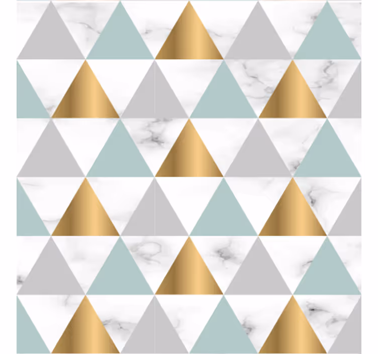 Papier peint géométrique triade géométrique - TenStickers