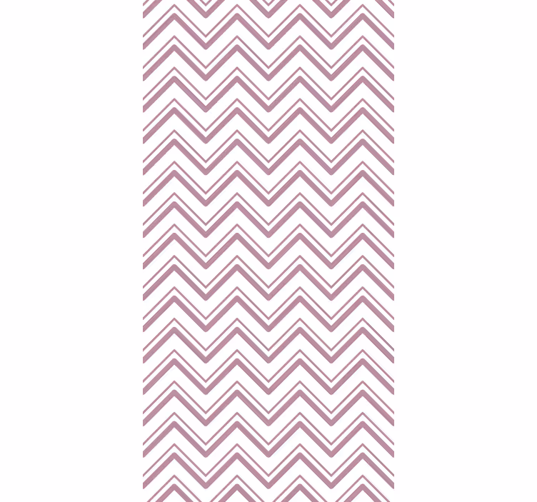 Papier peint géométrique chevron zigzag concept - TenStickers