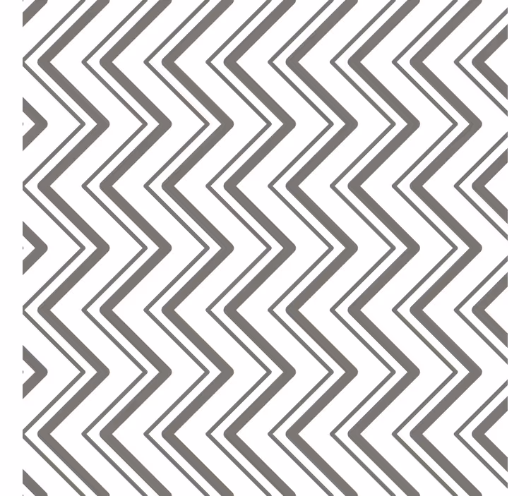 Papier peint géométrique motif chevron - TenStickers