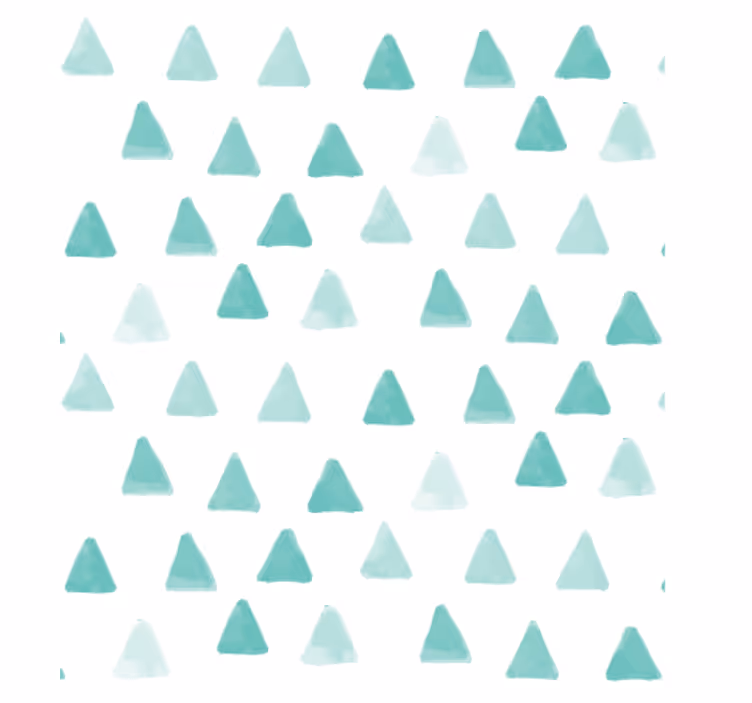 Papier peint géométrique motifs triangulaires - TenStickers