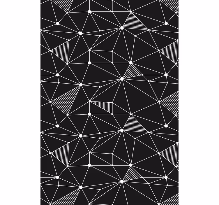 Papier peint géométrique formes géométriques audacieuses - TenStickers
