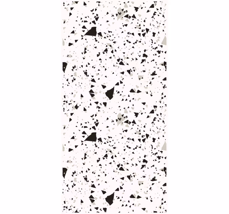 Papier peint autres textures terrazzo gris blanc noir - TenStickers