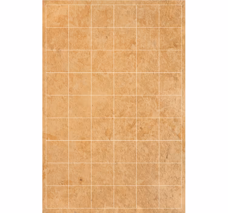Papier peint carrelage carrés beige clair - TenStickers