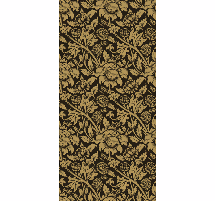 Papier peint couloir motif beige classique - TenStickers
